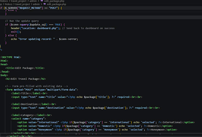develop secure PHP admin panels with login, dashboard, and crud features